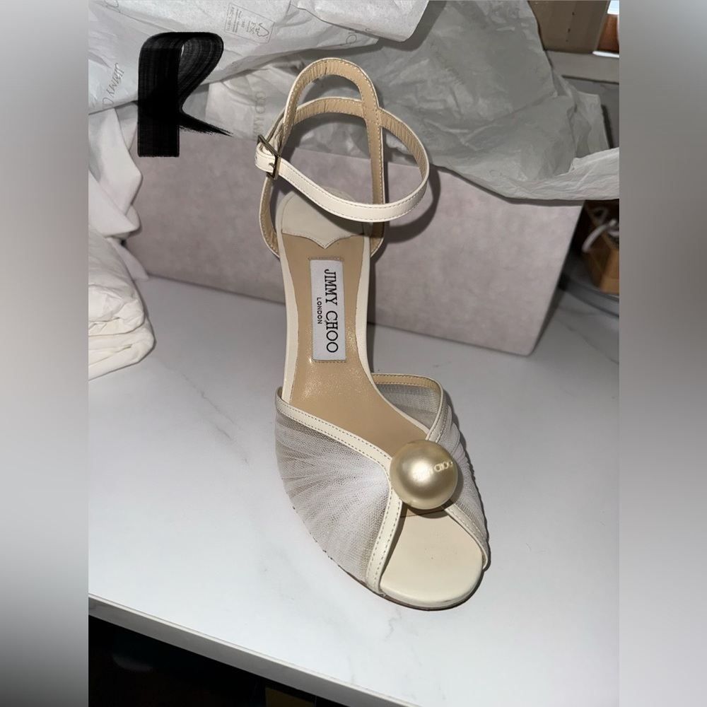 Jimmy Choo Sacaria 85 High Block Heel - Picture 12 of 16